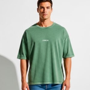Camiseta Oversized Soft Green | BROK ESSENTIALS