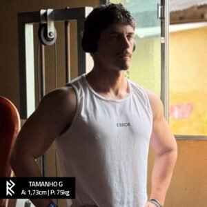 REGATA DRYFIT BRANCA MASCULINA | BROK ESSENTIALS